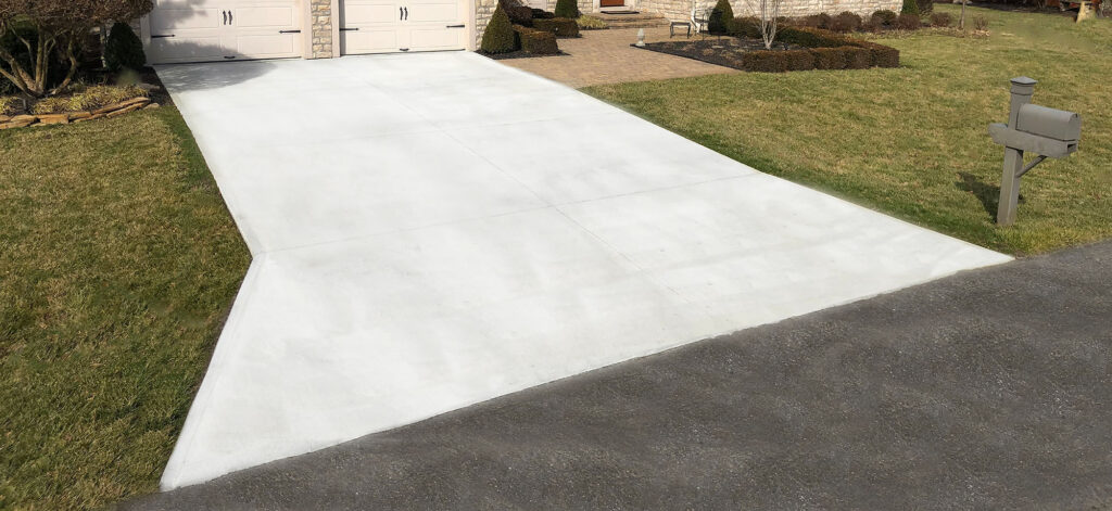 concrete driveway