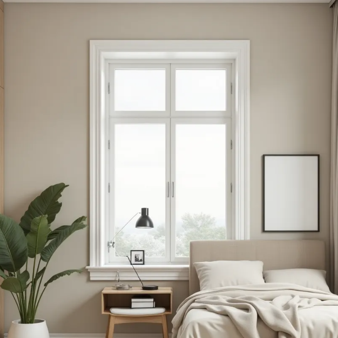 Straight window blind fitting