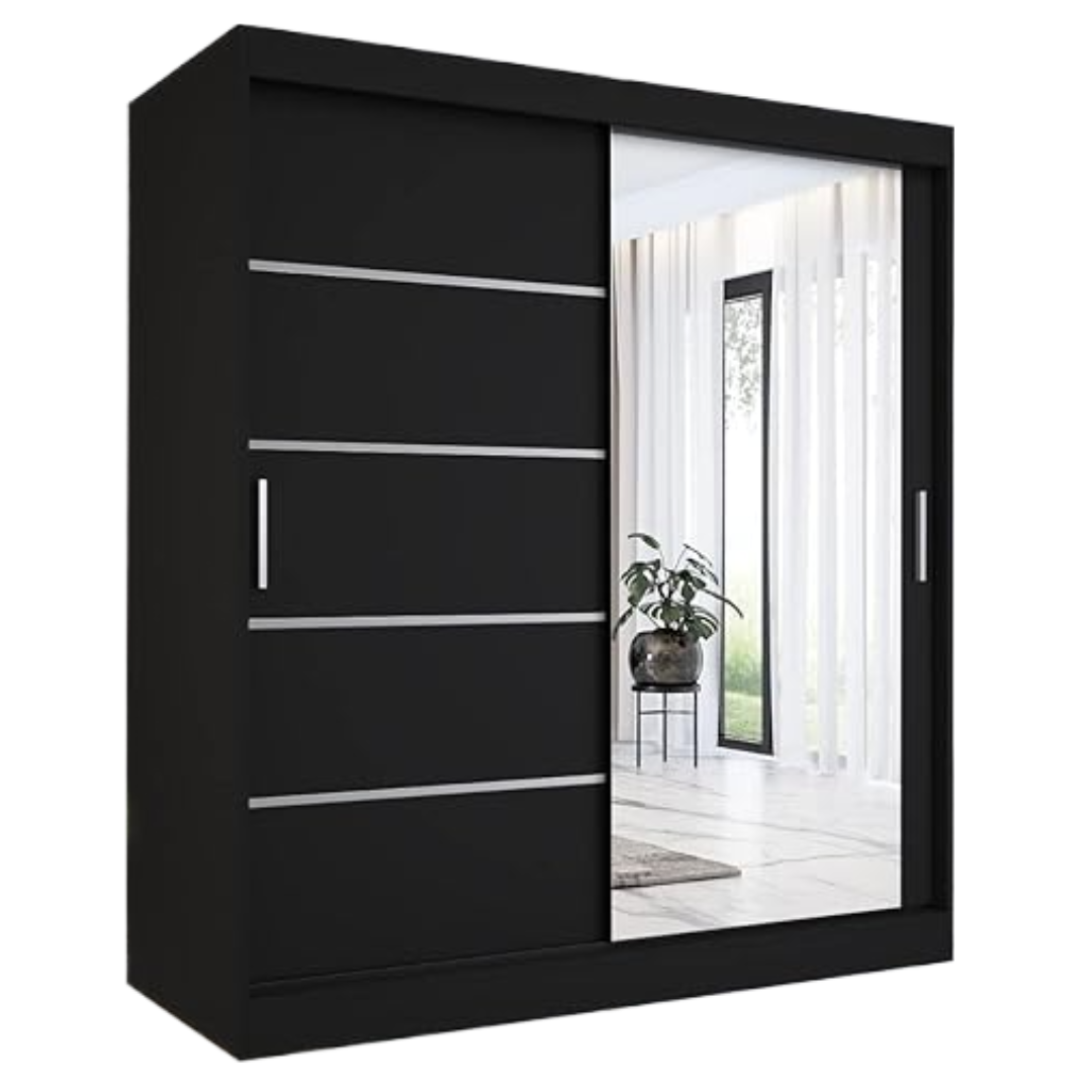 2 Door Sliding Wardrobe Assembly