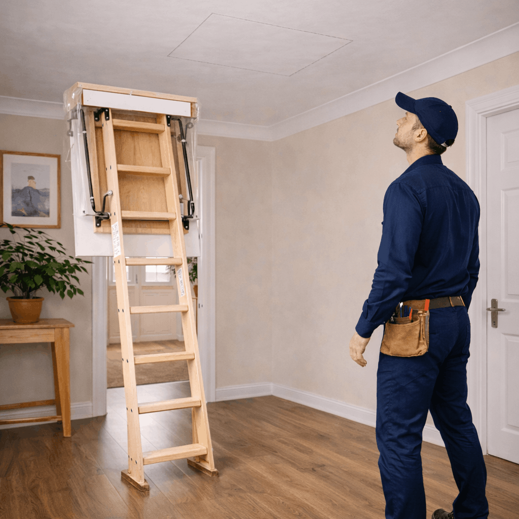 New loft hatch installation