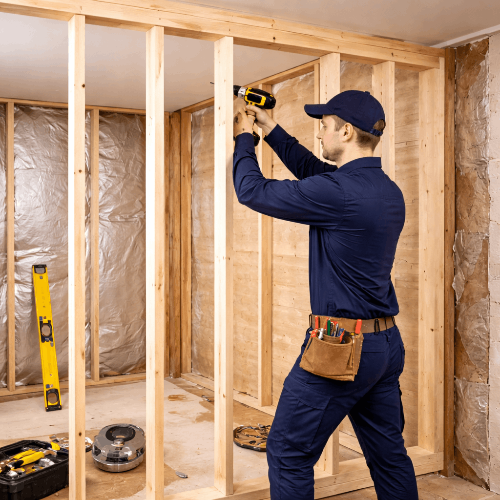 Stud Wall Installation