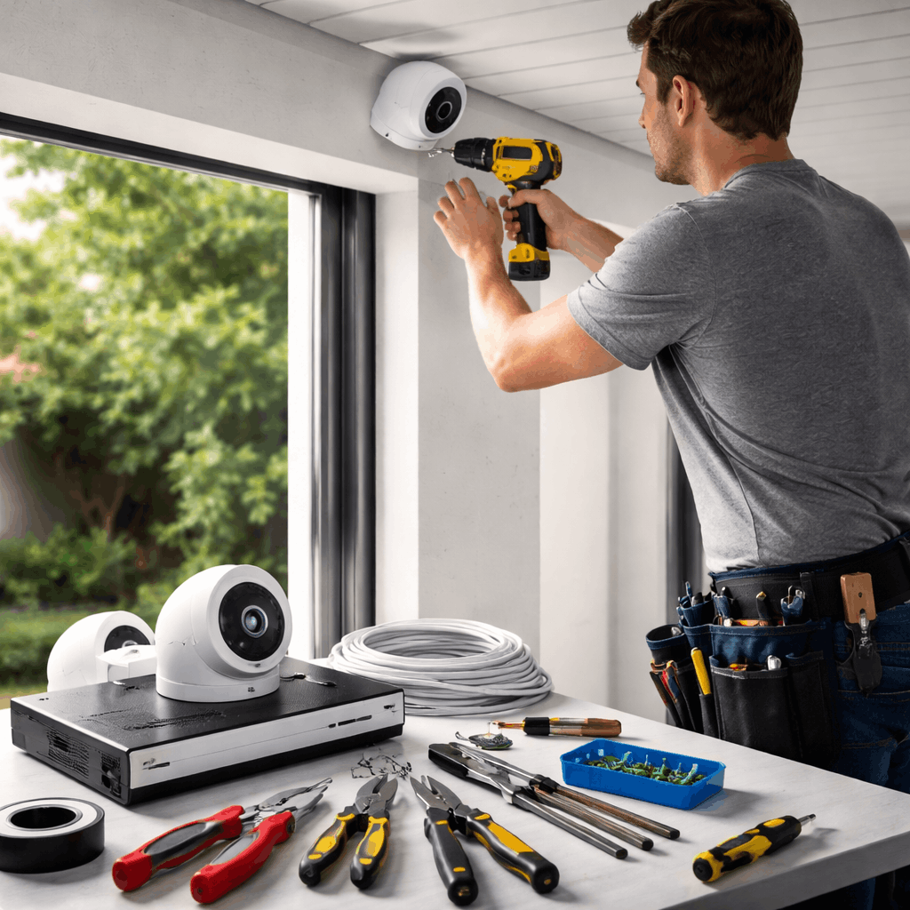 4 Camera CCTV Installation