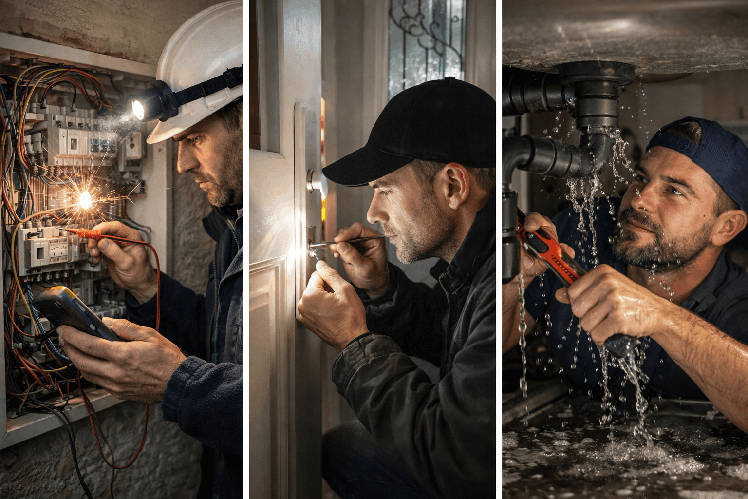 ergegancy electricion, plumber and locksmith SERVICES SOUTHAMPTON