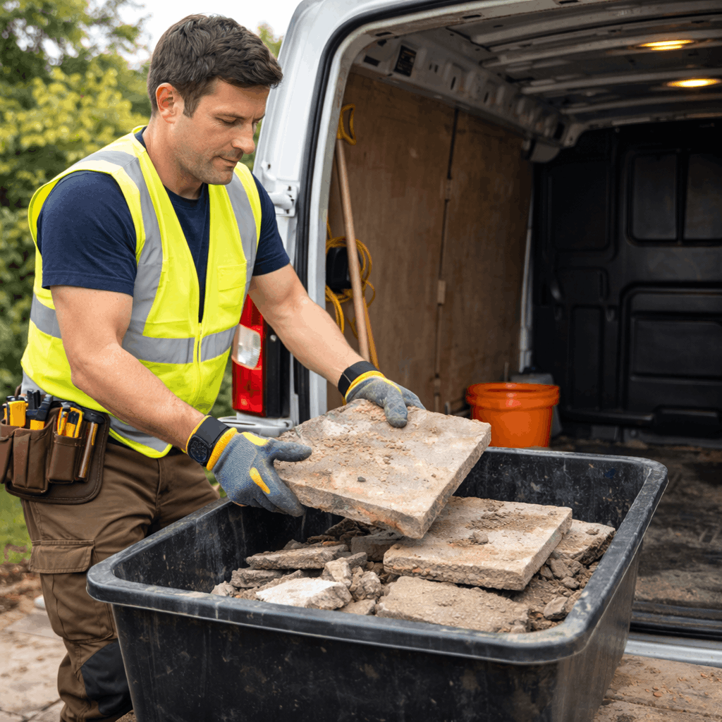 Patio Slab Waste Disposal Southampton