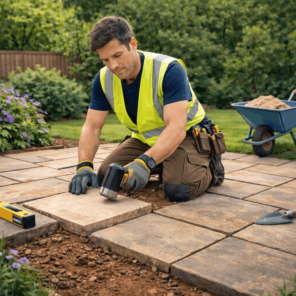 Patio Slab Installation Southampton