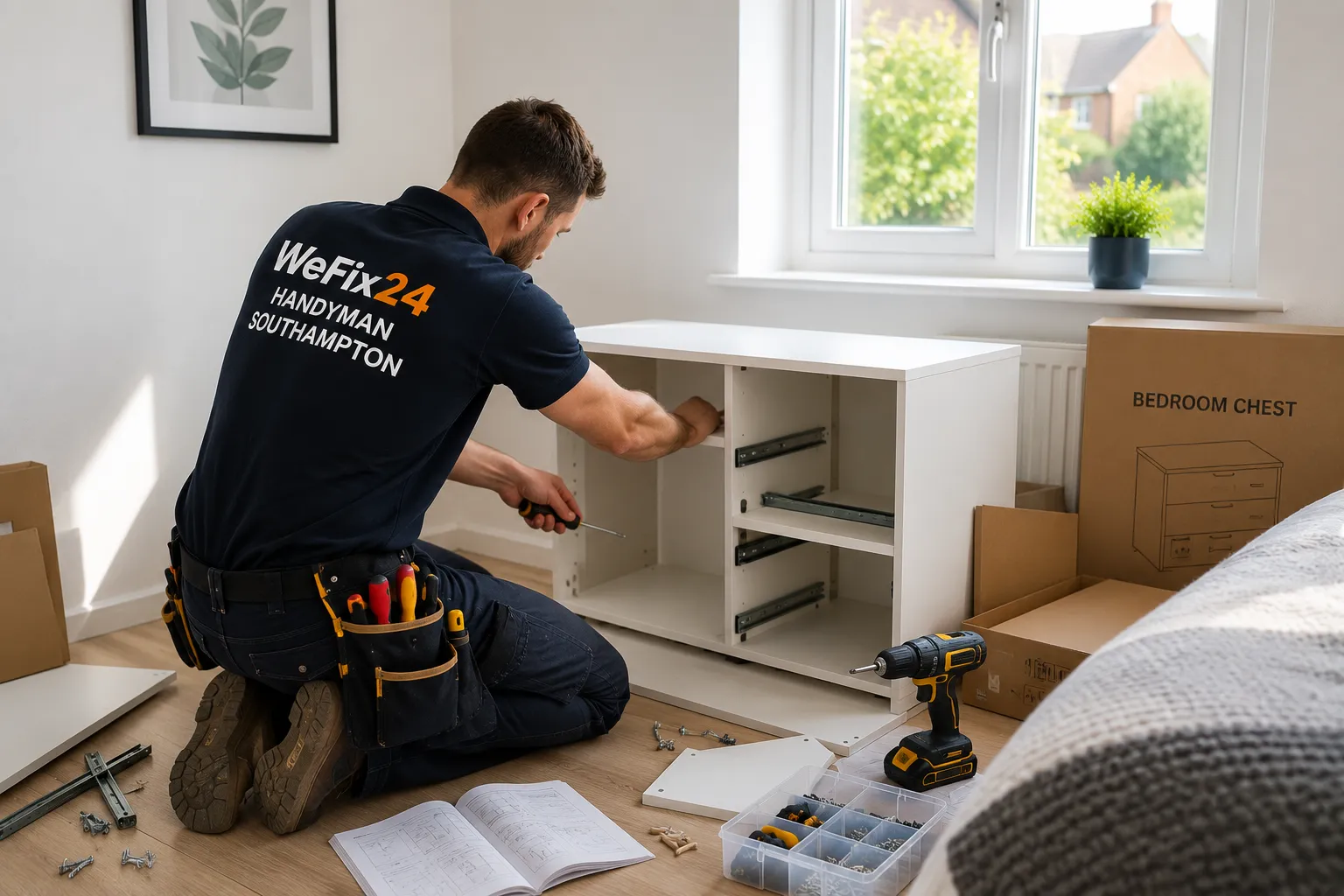 Flat pack furniture assembly in Sarisbury Green SO31